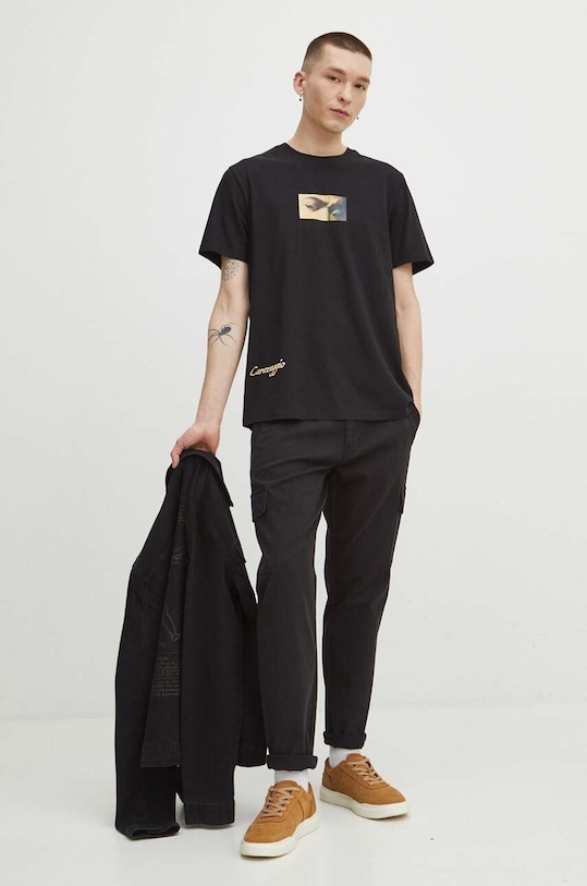 Odzież Medicine t-shirt bawełniany RS24.TSM259 czarny