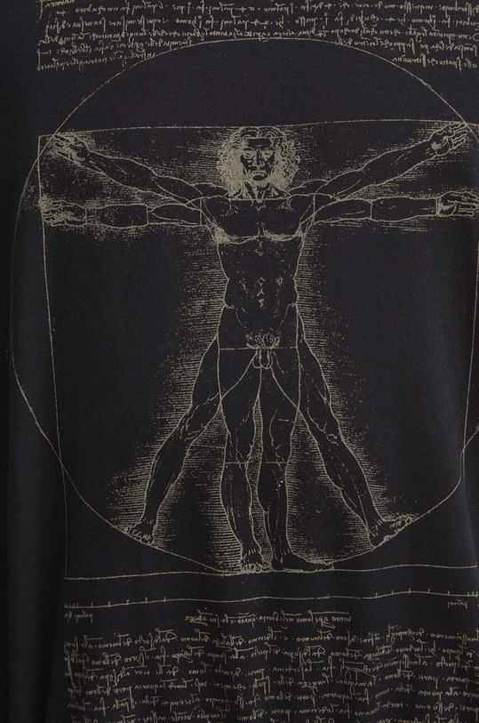 T-shirt bawełniany męski z domieszką elastanu z kolekcji Eviva L'arte kolor czarny RS24.TSM262