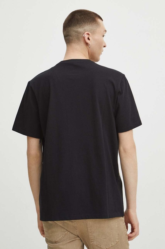 T-shirt bawełniany męski z kolekcji Eviva L'arte kolor czarny czarny RS24.TSM266