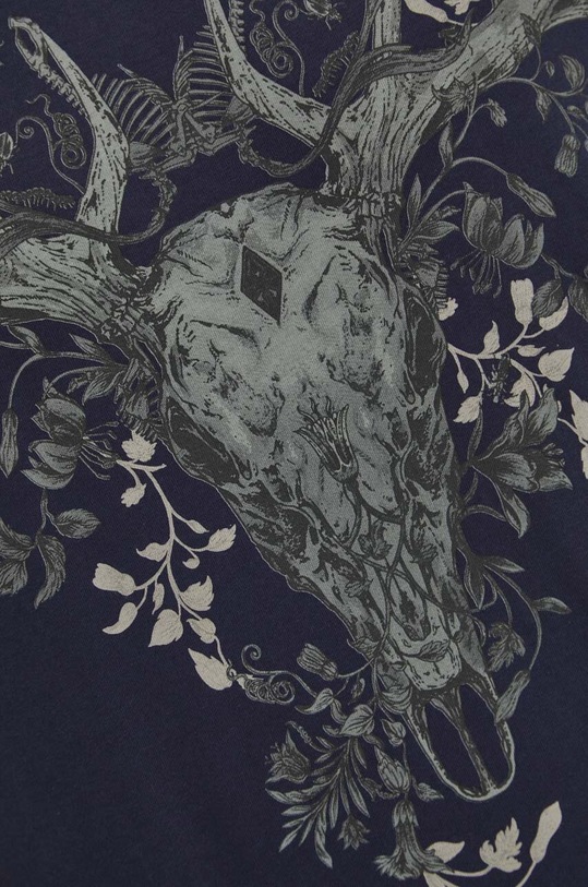 T-shirt bawełniany męski kolor granatowy RS24.TSM304 granatowy