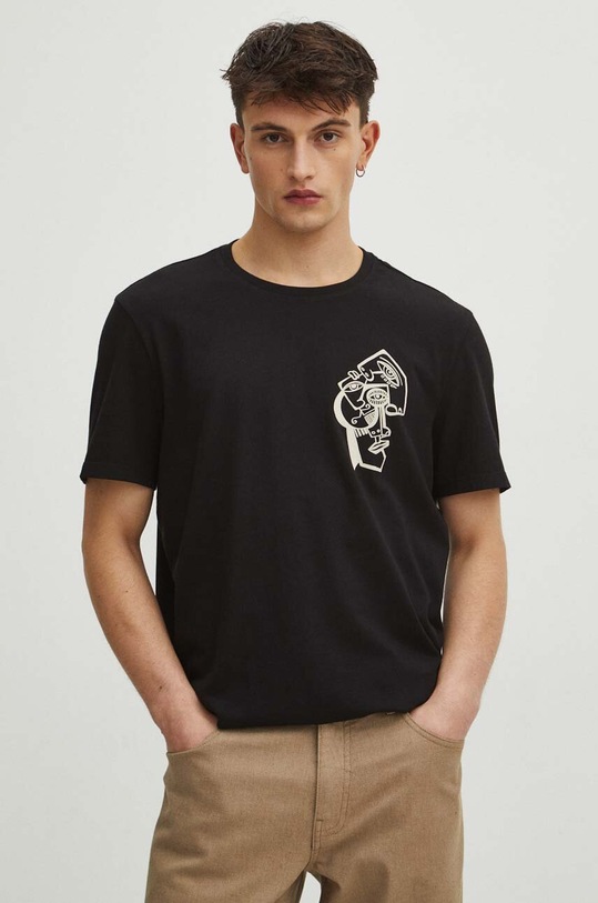 Medicine tricou din bumbac RS24.TSM460 negru RS24