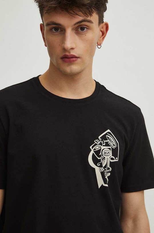 Îmbrăcăminte Medicine tricou din bumbac RS24.TSM460 negru