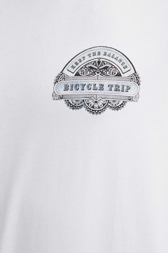 T-shirt bawełniany męski kolor biały RS24.TSM605 biały