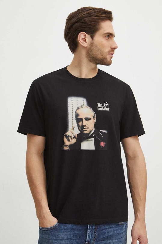 Medicine t-shirt bawełniany RS24.TSM660 czarny RS24
