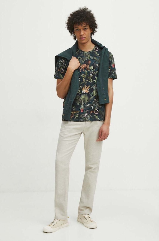 T-shirt bawełniany męski RS24.TSM701 multicolor RS24