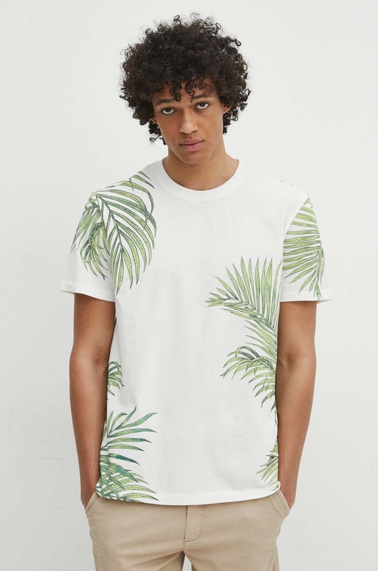 Medicine t-shirt bawełniany RS24.TSM710 beżowy RS24