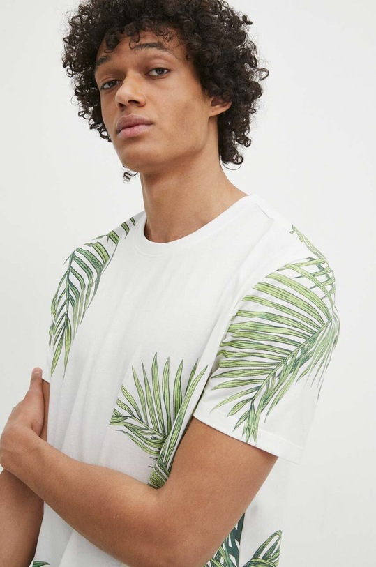 Medicine t-shirt bawełniany beżowy RS24.TSM710