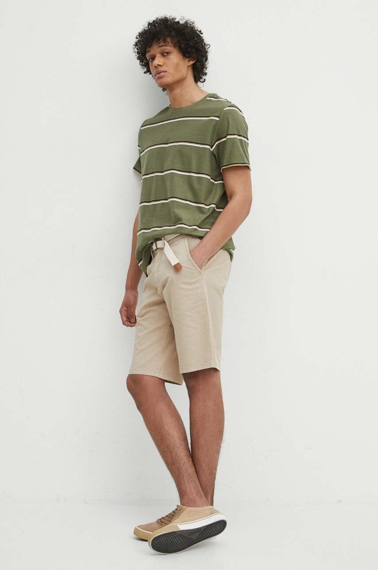 T-shirt bawełniany męski kolor zielony RS24.TSM712 zielony RS24