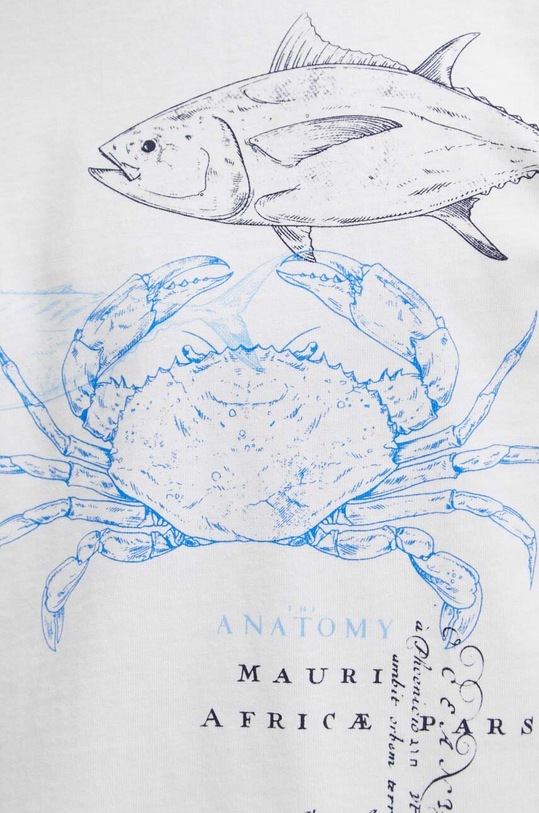 T-shirt bawełniany męski kolor biały RS24.TSM810 biały