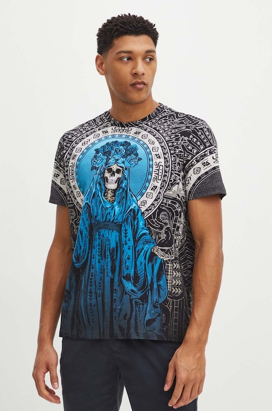 Bavlnené tričko pánske regular viacfarebná RS24.TSM902