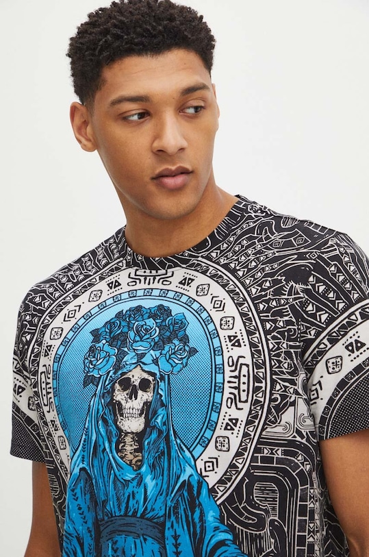 Bavlnené tričko pánske viacfarebná RS24.TSM902