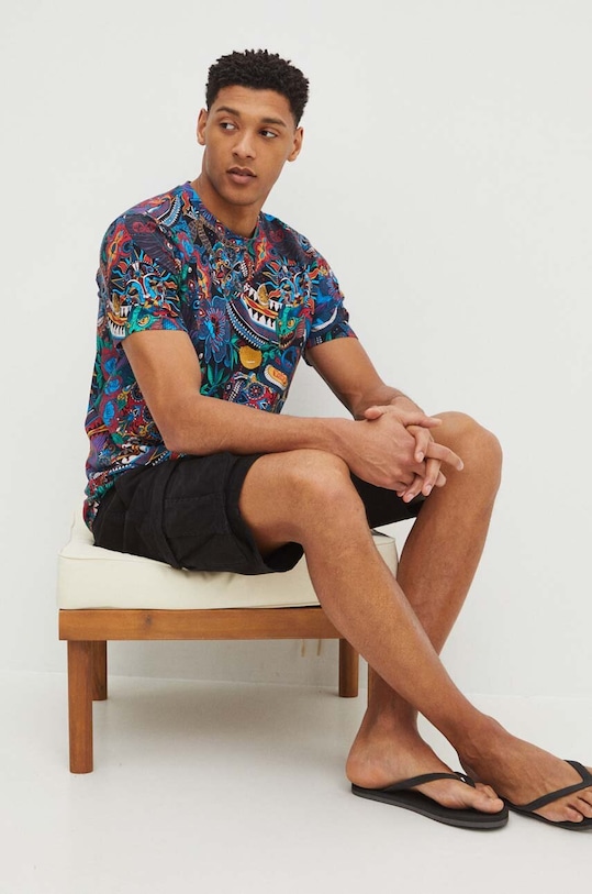 Bavlněné tričko pánské RS24.TSM904 vícebarevná RS24