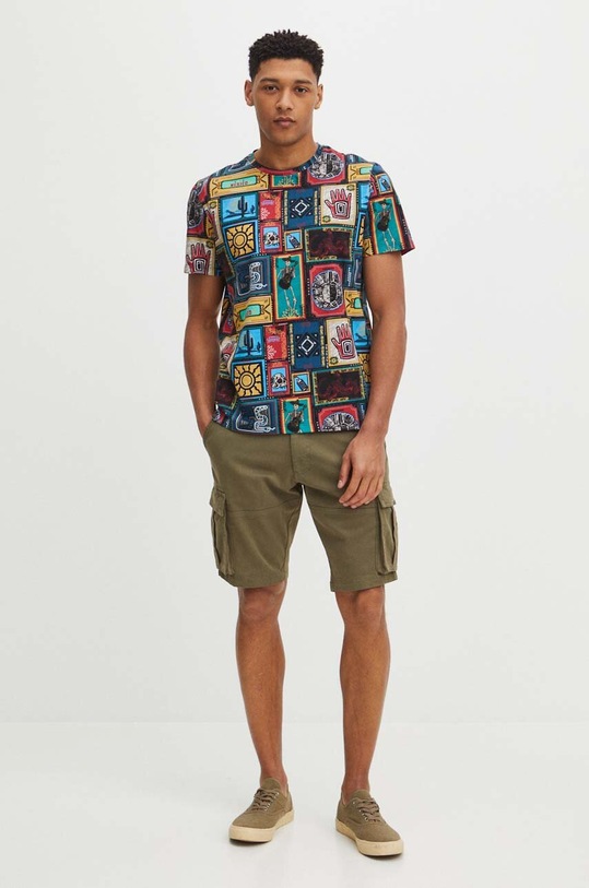 Bavlnené tričko pánske RS24.TSM905 viacfarebná RS24