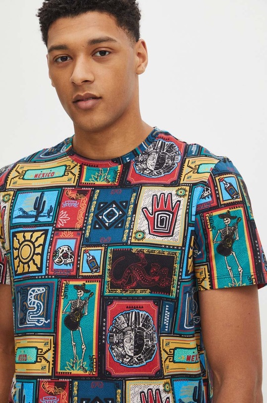 Bavlnené tričko pánske RS24.TSM905 viacfarebná