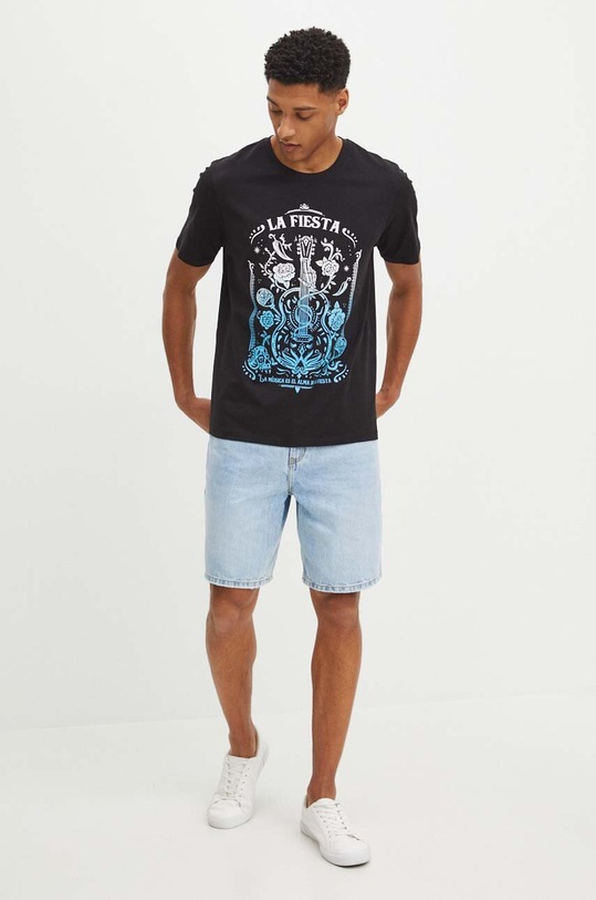 Medicine t-shirt bawełniany RS24.TSM909 czarny RS24