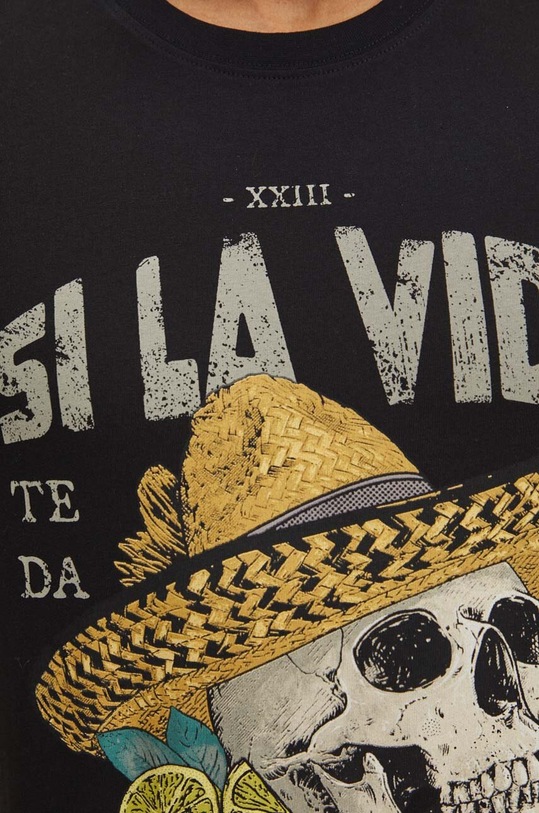 Medicine t-shirt bawełniany RS24.TSM916 czarny