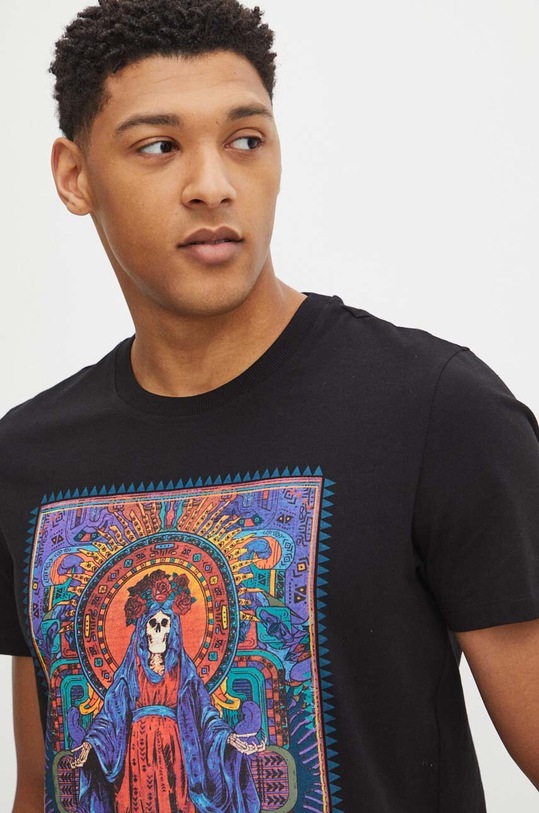 Medicine t-shirt bawełniany czarny RS24.TSM917