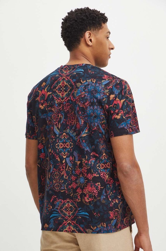 Odzież T-shirt bawełniany męski wzorzysty kolor multicolor RS24.TSM930 multicolor