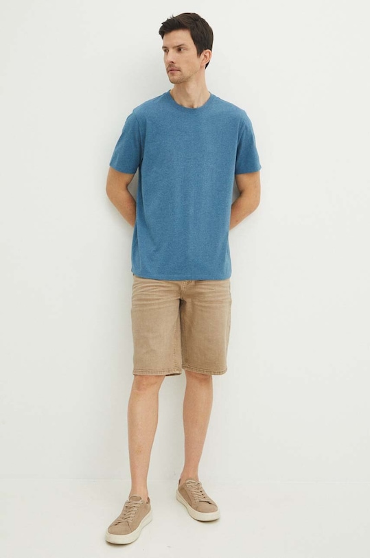 Tričko pánske tyrkysová farba RS24.TSMA02 tyrkysová RS24