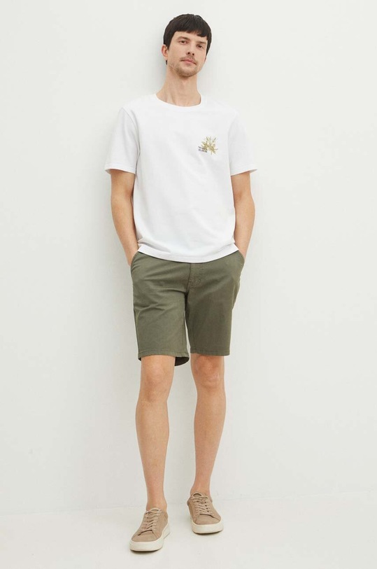 T-shirt męski kolor biały RS24.TSMA15 biały RS24