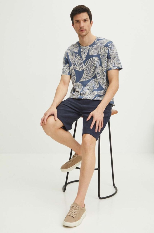 Medicine t-shirt bawełniany RS24.TSMA27 niebieski RS24