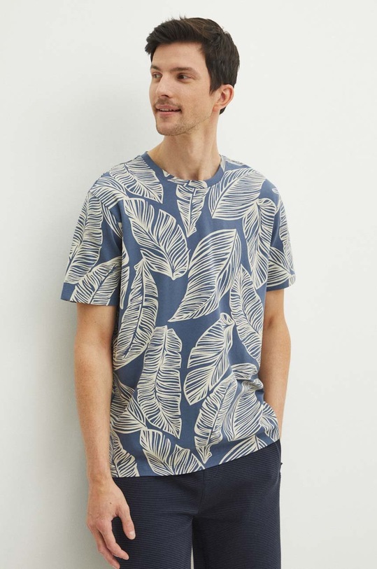 Medicine t-shirt bawełniany niebieski RS24.TSMA27