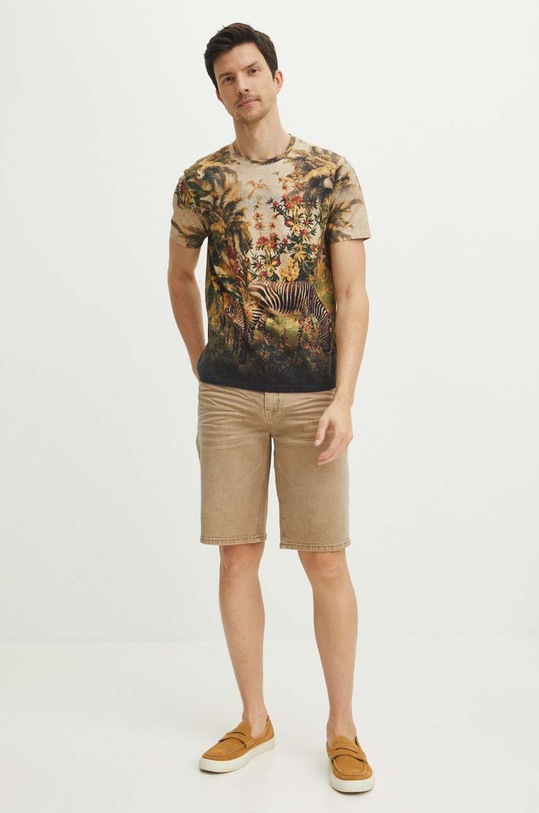 T-shirt bawełniany męski RS24.TSMA31 multicolor RS24