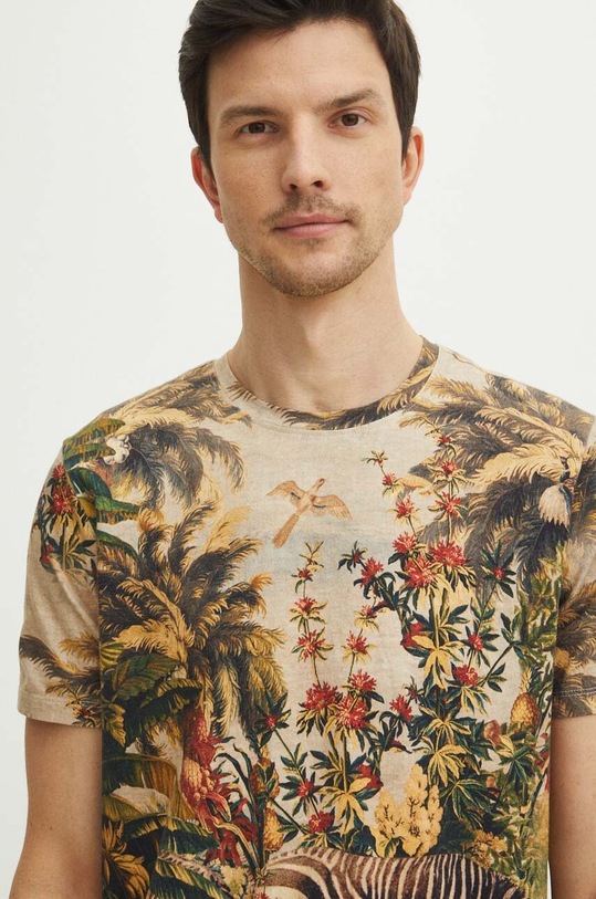 T-shirt bawełniany męski multicolor RS24.TSMA31