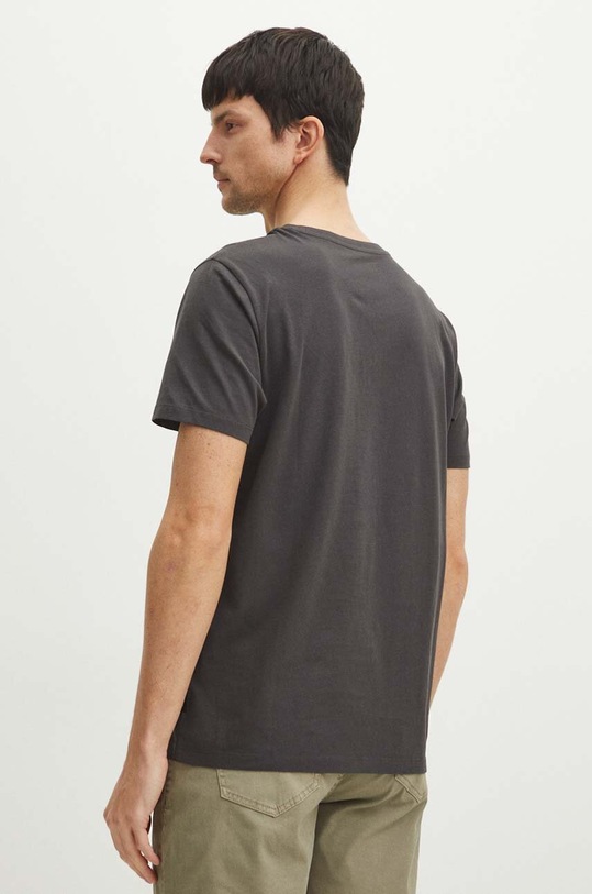 T-shirt bawełniany męski z kolekcji Tatrzański Park Narodowy x Medicine kolor szary szary RS24.TSMA53