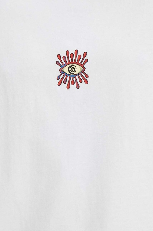 T-shirt bawełniany męski z nadrukiem kolor biały RS24.TSMB25 biały