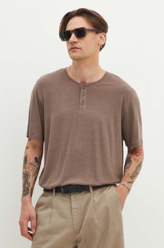 Medicine tricou de in uni maro RS24.TSMB41