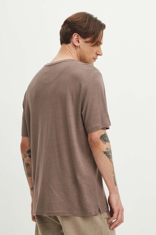 Îmbrăcăminte Medicine tricou de in RS24.TSMB41 maro