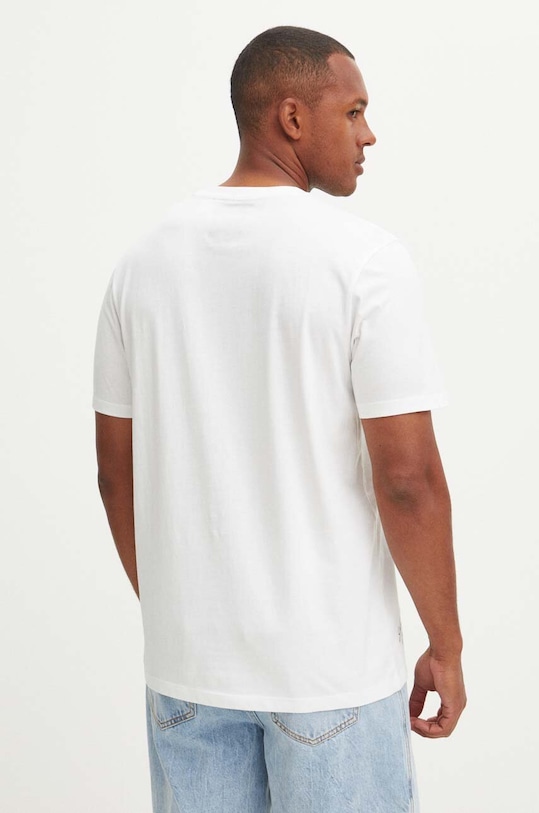 Bavlnené tričko pánske s potlačou Tattoo Art biela farba biela RS24.TSMC60