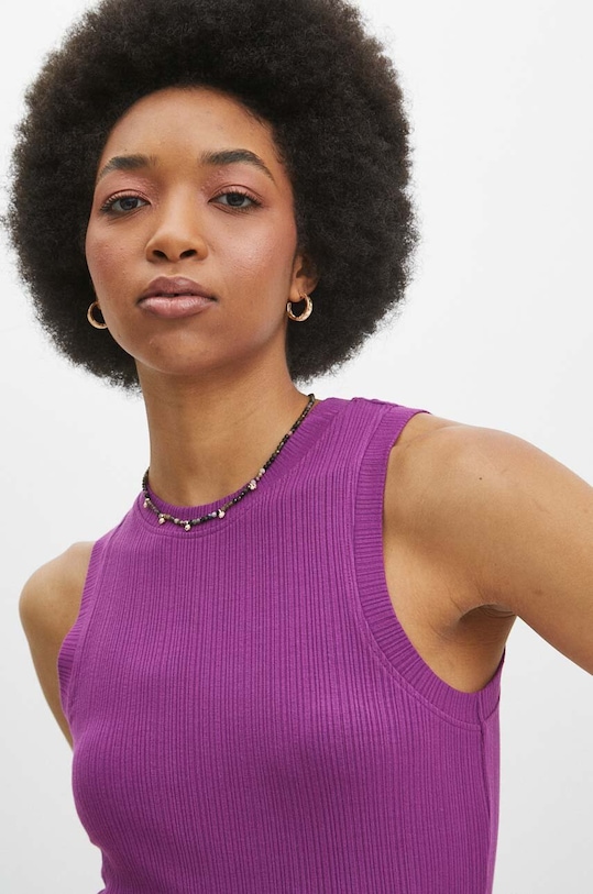 Top dámske fialová farba fialová RS24.TTD070
