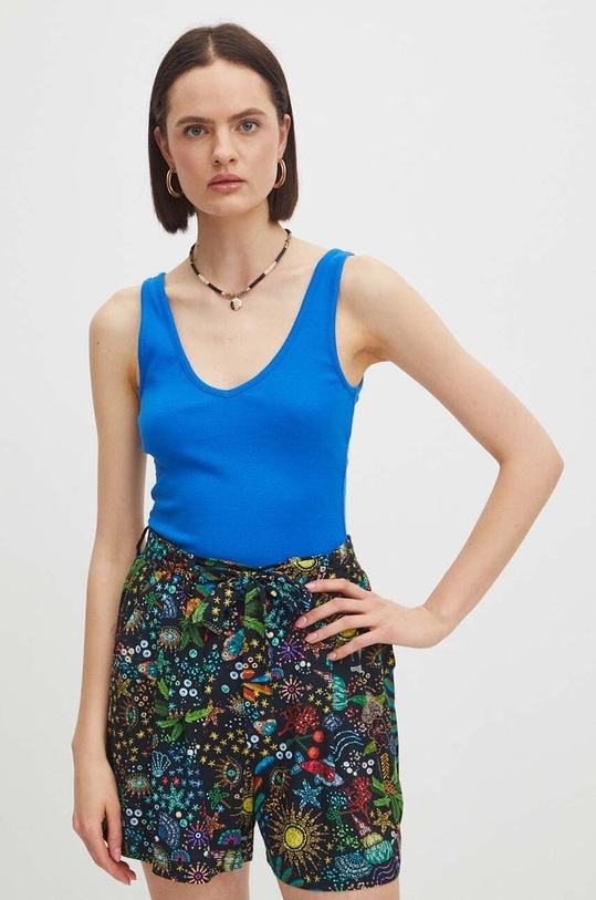 Dámský bavlněný top, fialová barva RS24.TTD0A0 fialová RS24