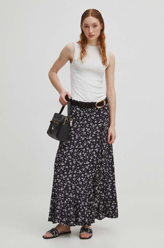 Top damski sweterkowy kolor beżowy RS24.TTD500 beżowy RS24