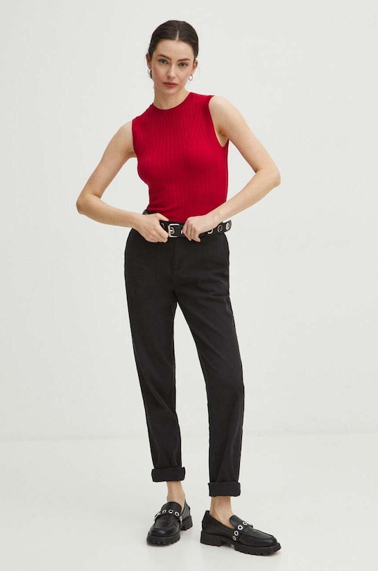 Top dámsky sveterový ružová farba RS24.TTD500 ružová RS24