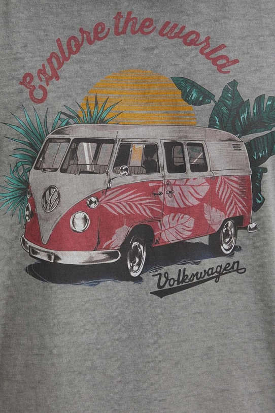 T-shirt bawełniany męski Volkswagen kolor szary RS24.TTMC20 szary