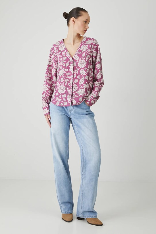 Medicine bluza din amestec de in RS25.BDD070 roz RS25