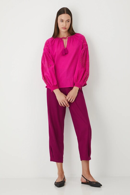 Medicine bluza din bumbac RS25.BDDA01 roz RS25