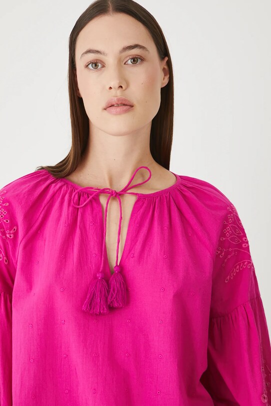 Medicine bluza din bumbac roz RS25.BDDA01