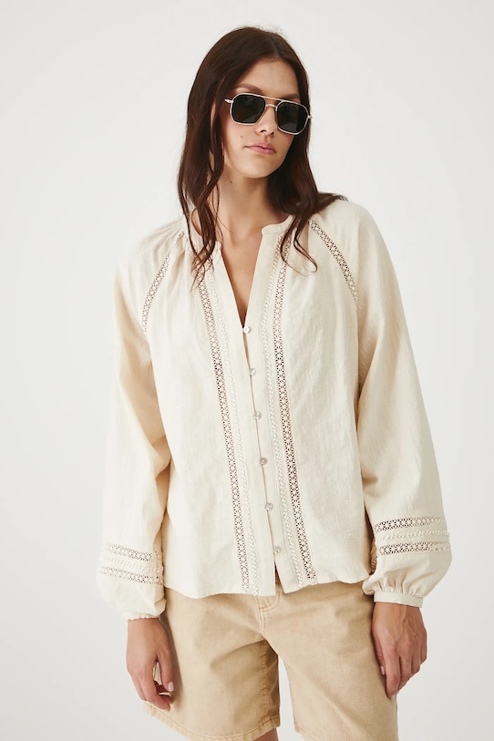 Odzież Medicine bluzka bawełniana RS25.BDDB01 beżowy