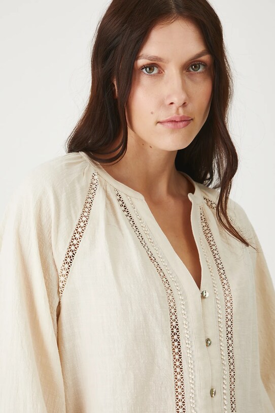 Medicine bluzka bawełniana beżowy RS25.BDDB01