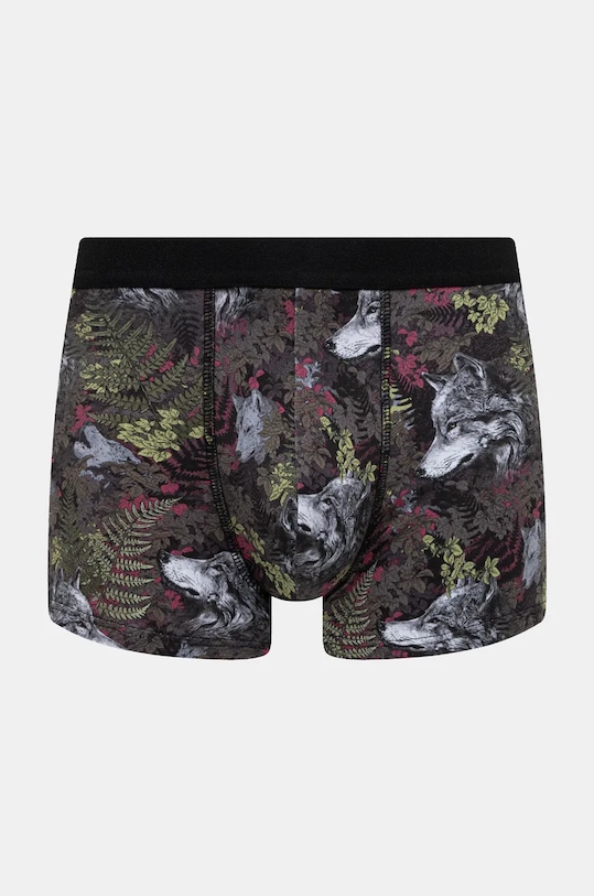 Bokserki bawełniane męskie z elastanem wzorzyste (2-pack) kolor multicolor RS25.BIM508 multicolor RS25