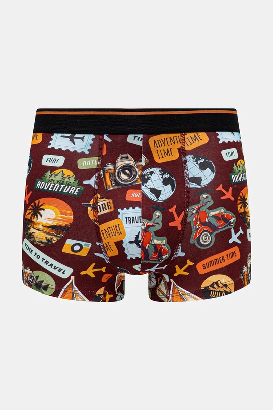 Odzież Bokserki bawełniane męskie z elastanem wzorzyste (2-pack) kolor multicolor RS25.BIM704 multicolor