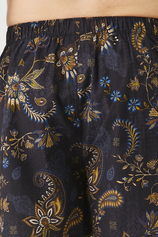 Bokserki bawełniane męskie wzorzyste (2-pack) kolor multicolor RS25.BIM708