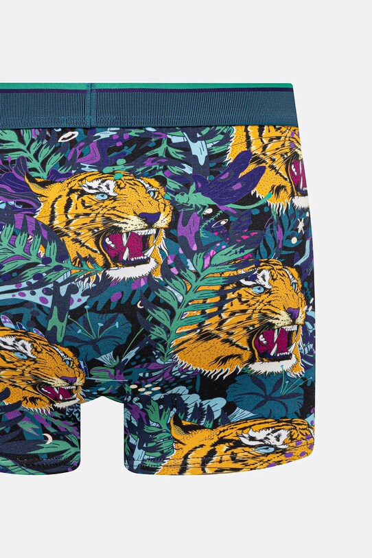 Bokserki bawełniane męskie z elastanem wzorzyste kolor multicolor multicolor RS25.BIM903