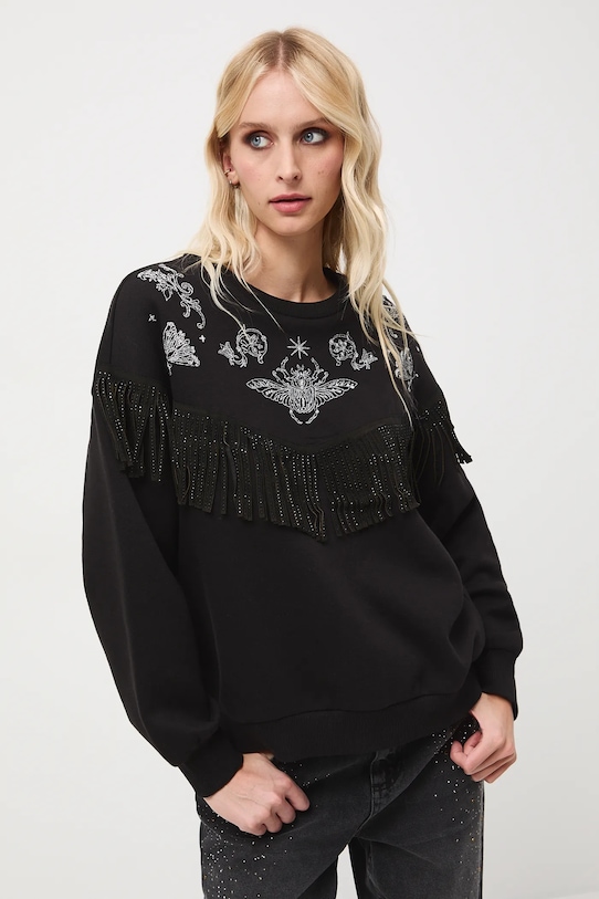 Medicine bluza imprimeu negru RS25-BLD400