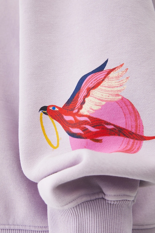 Bluza damska by Patrycja Niewiadomska, Sense of Values kolor fioletowy RS25.BLD650