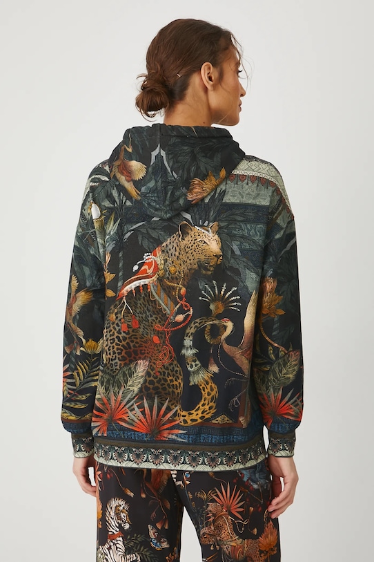Odzież Bluza damska z kapturem wzorzysta kolor multicolor RS25.BLD800 multicolor